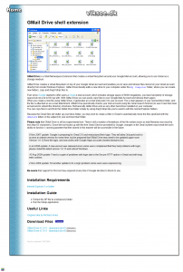GMail Drive shell extension
